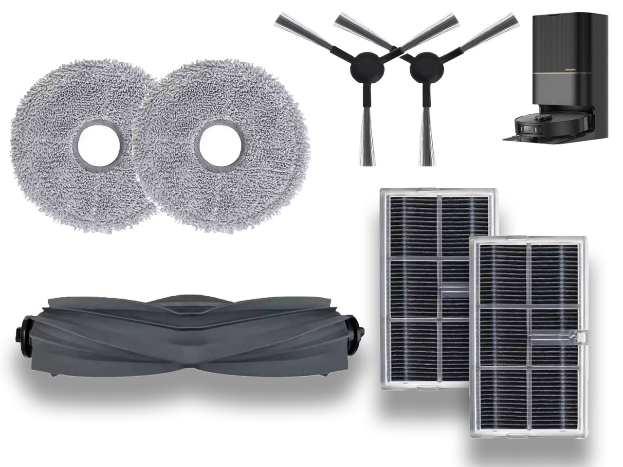 Набір змінних аксесуарів (7 шт.) для робота-пилососа Dreame L10s Pro Ultra Heat / X30 Ultra / X30 Pro
