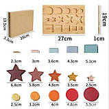 Логічна дошка C 64041 (53) сортер геометричний, за формою, гумові фігурки, в коробці, фото 4