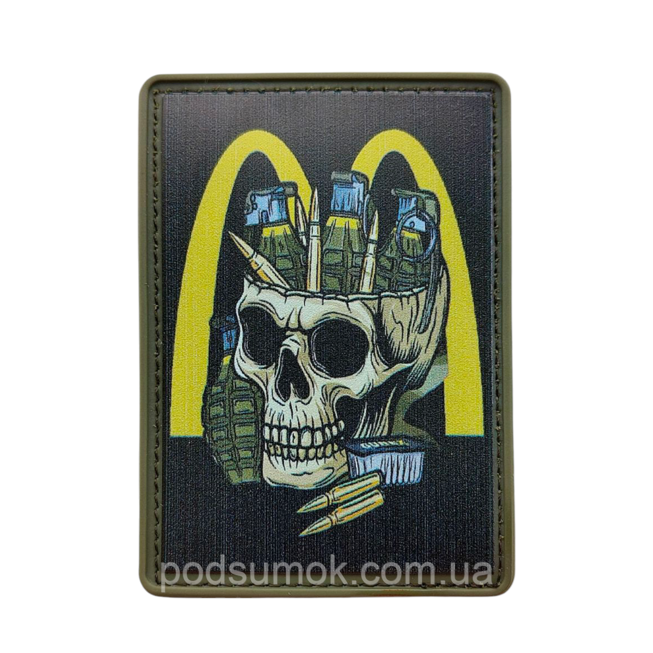 Шеврон ПВХ 10-242 на липучці для велкро патч гумовий, фото 1