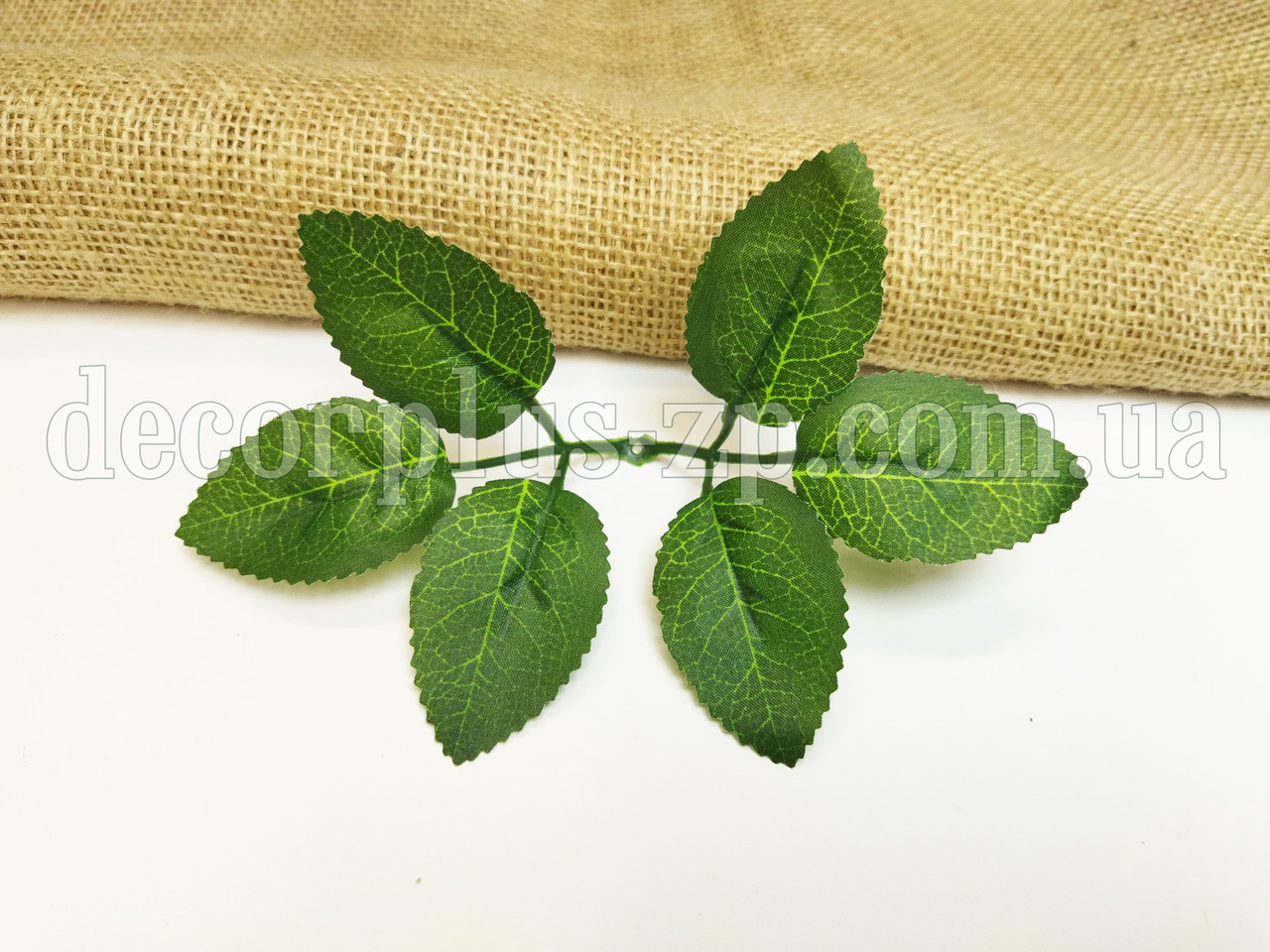 Лист троянди 6-ка 19см "Люкс", фото 1