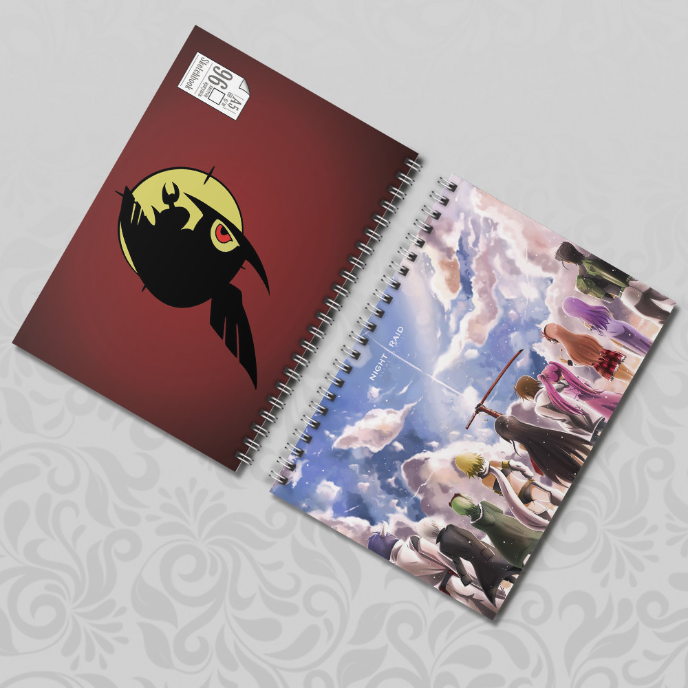 Скетчбук А5 96 арк. 60-65 гр.м² Akame ga Kill! / Убивця Акаме, фото 1