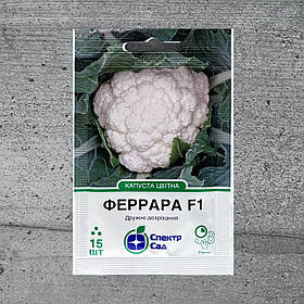 Капуста цвітна Феррара F1 15 шт насіння пакетоване Спектр Сад