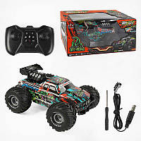 Машина на радіокеруванні RQ 3035 (16) акумулятор 3.7 V, пульт 2.4 G, підсвічування, звуки, мелодія, парогенератор, гумові колеса,