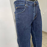 Джинси Montana чоловічі прямі стрейч класичні 32 сині, фото 5