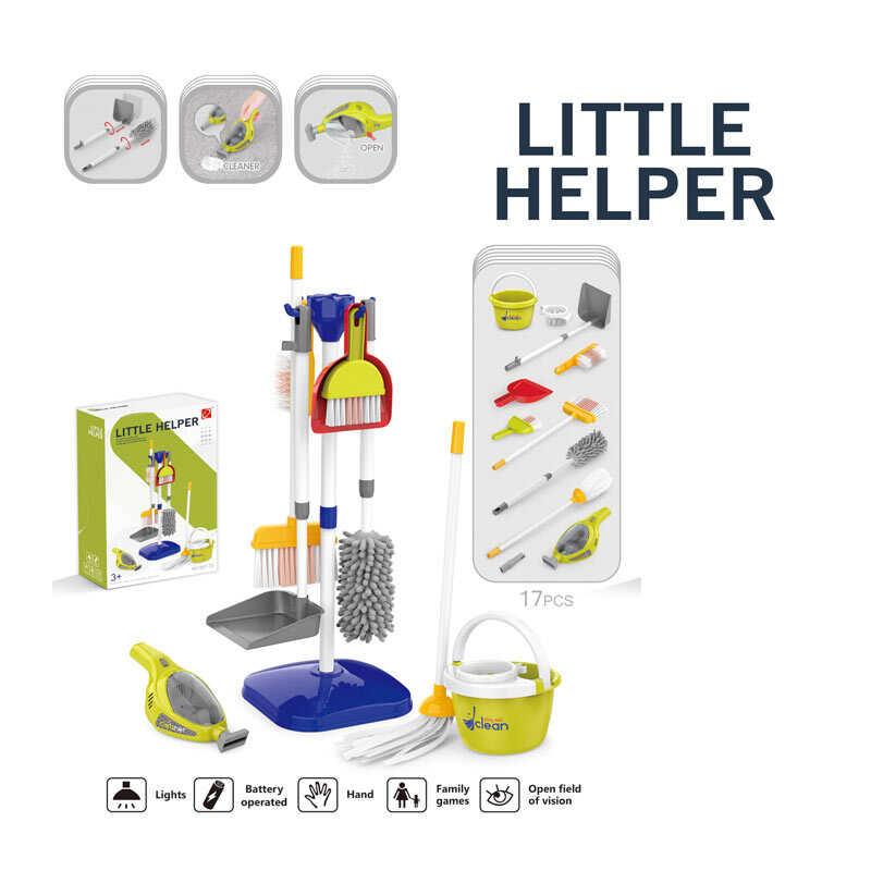 Набір для прибирання 667-73 (24) пилосос на батарейках, 17 елементів, в коробці, фото 1