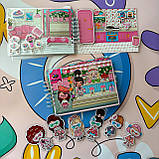 Подарунковий бокс Альбом будинок Тока Бока рожеве драже, фото 5