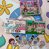 Подарунковий бокс Альбом будинок Тока Бока рожеве драже, фото 3