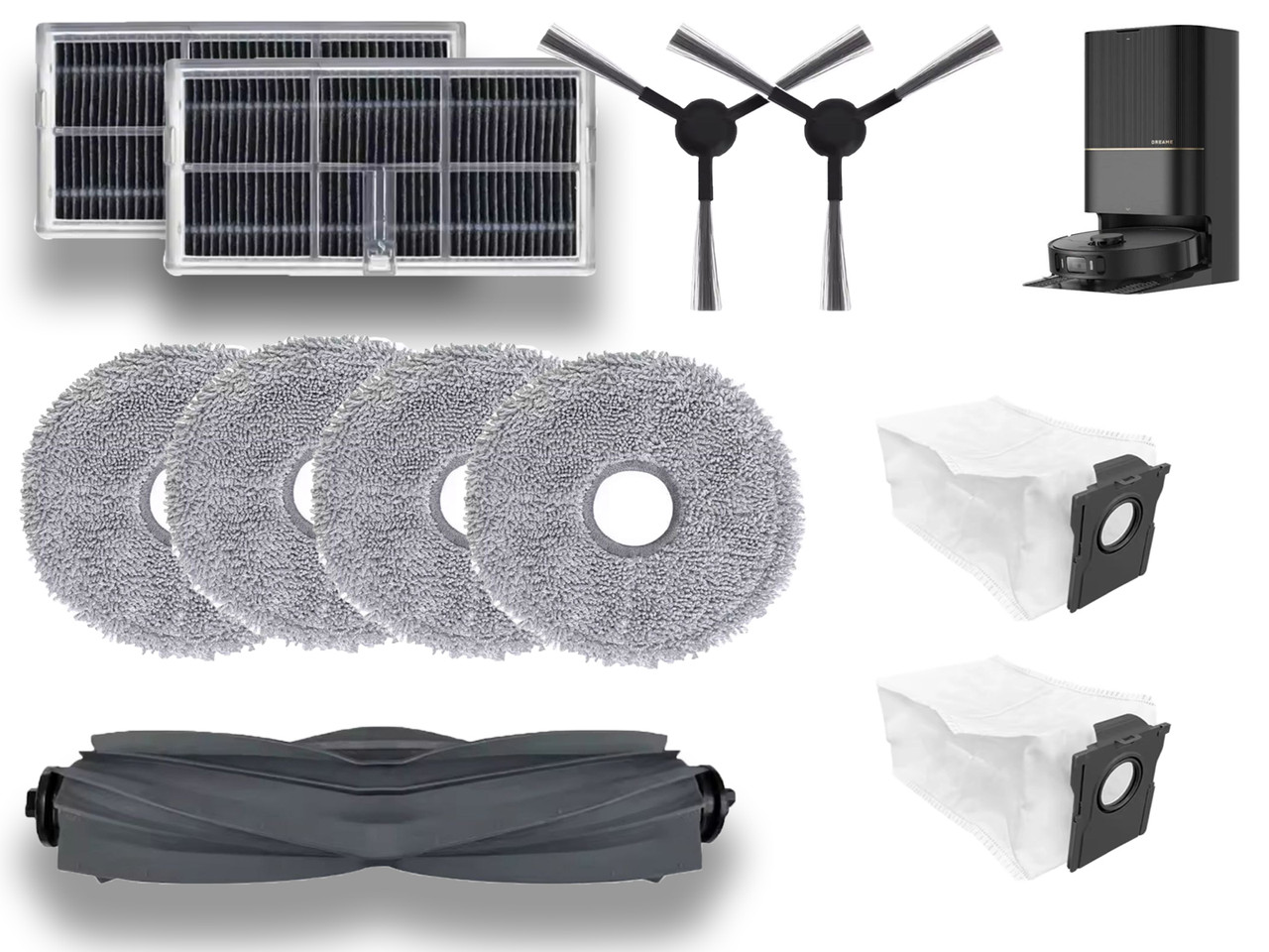 Набір змінних аксесуарів (11 шт.) для робота-пилососа Dreame L10s Pro Ultra Heat / X30 Ultra / X30 Pro