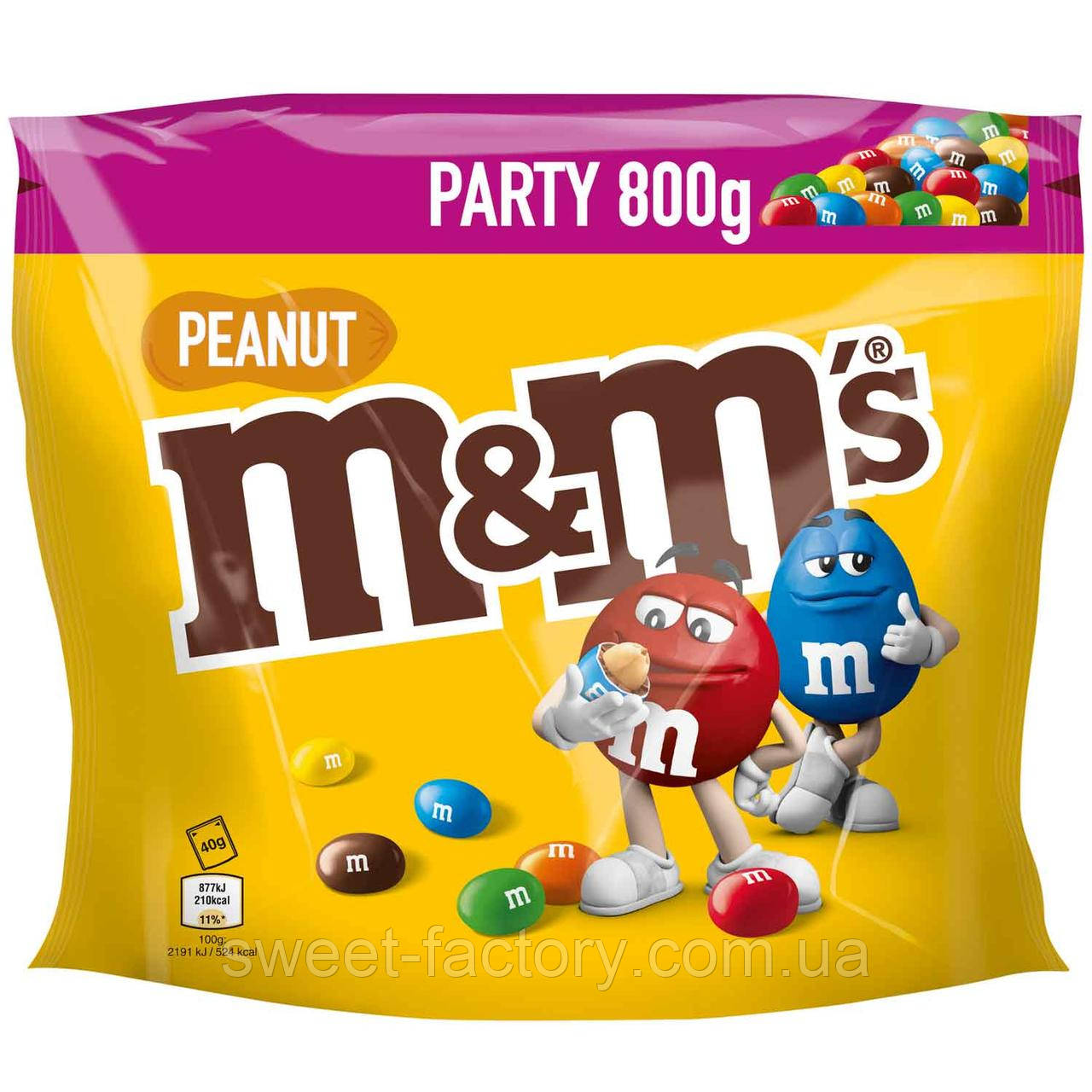 Драже M&M´s Peanut Party 800g, фото 1