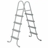 Каркасний басейн Bestway 56719 овальний 610×366×122 см (гідромасаж, фільтр 9463 л/год, драбина, підсвітка), фото 5