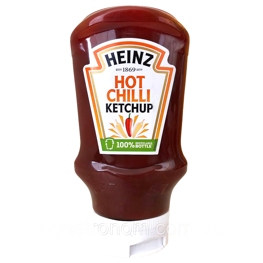 Кетчуп гострий чілі Хайнц Heinz 460ml 10шт/ящ (Код: 00-00017691)