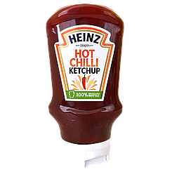 Кетчуп гострий чілі Хайнц Heinz 460ml 10шт/ящ (Код: 00-00017691)