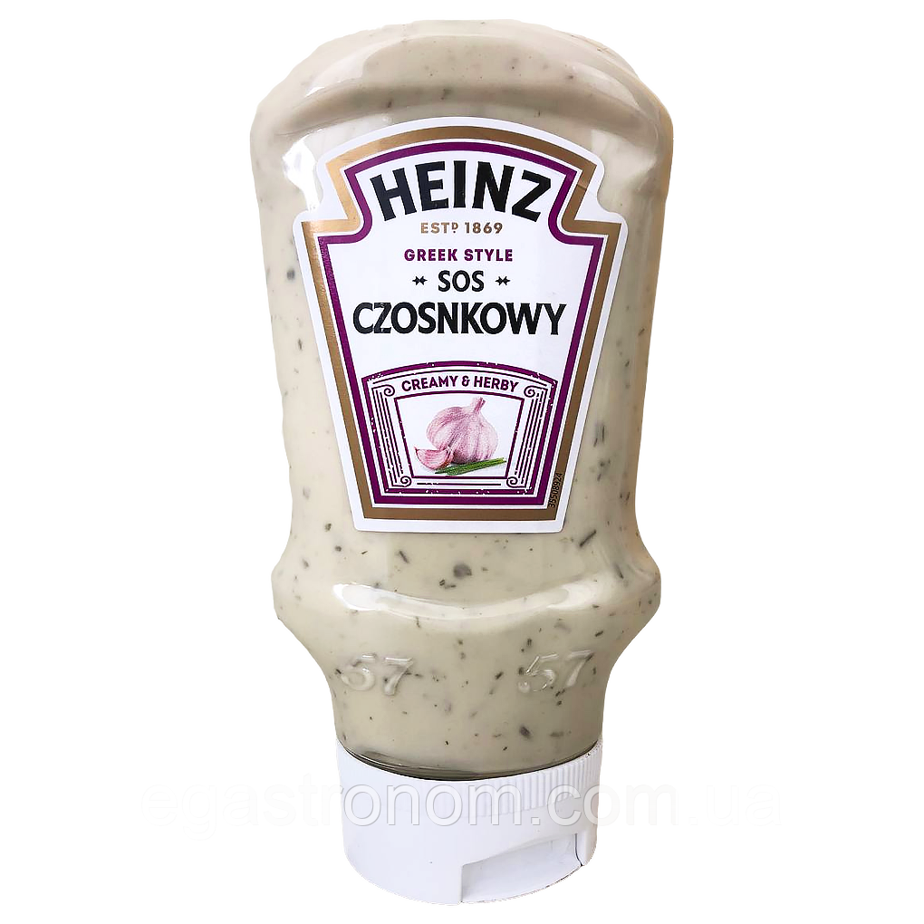 Соус часниковий Хайнц Heinz 400ml 10шт/ящ (Код: 00-00017692), фото 1