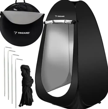 Намет Trizand 23492 — для душу, туалету та перевдягання, саморозкладний, водонепроникний, 190×110×110 см