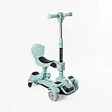 Самокат 5в1 "Skyper" BT-12240 (4) колеса PU125х40мм зі світлом, укр озвучування та підсвічування платформи, з ДОП. КОЛЕСАМИ,, фото 7