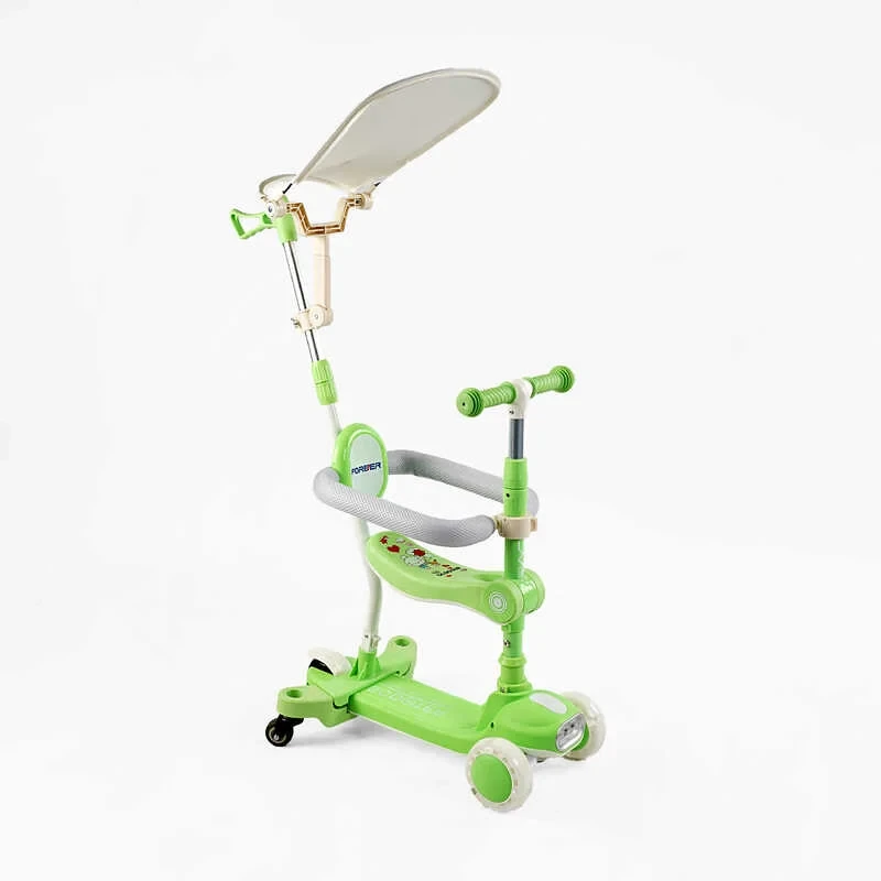 Самокат 5в1 "Skyper" BT-52309 (8) колеса PU125х40мм зі світлом, укр озвучування та підсвічування платформи,с ДОП. КОЛЕСАМИ,, фото 1