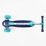 Самокат 5в1 "Skyper" J-58460 (6) колеса PU 125х40мм зі світлом, музика та підсвічування платформи, з ДОП. КОЛЕСАМИ, захисний, фото 7