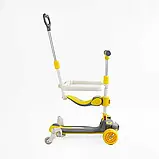 Самокат 5в1 "Skyper" J-69300 (6) колеса PU 125х40мм зі світлом, музика та підсвічування платформи, з ДОП. КОЛЕСАМИ, захисний, фото 2