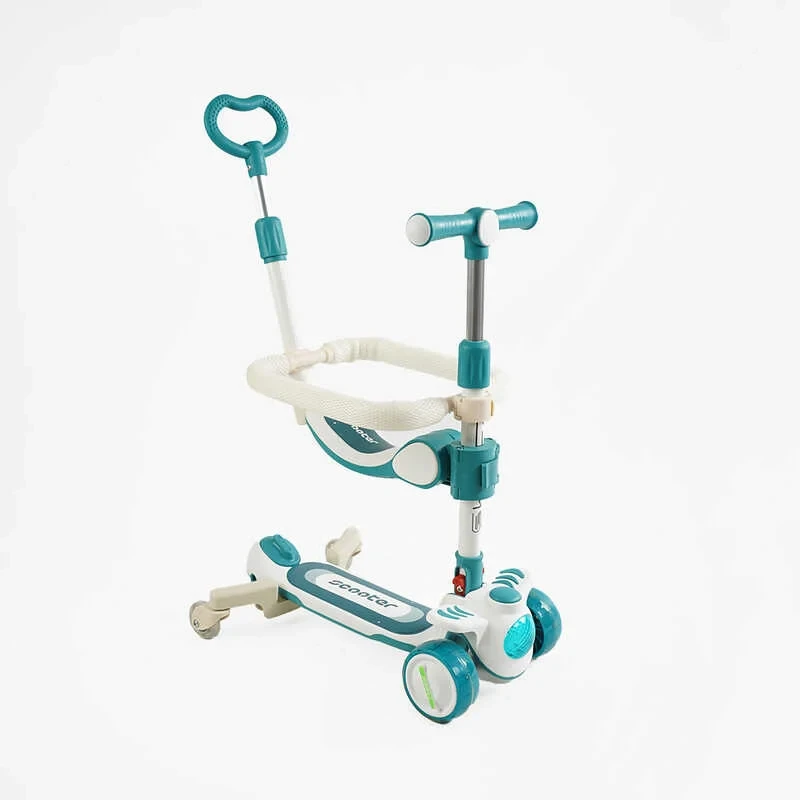 Самокат 5в1 "Skyper" RT-12615 (6) колеса PU125х40мм зі світлом, укр озвучування та підсвічування платформи, з ДОП. КОЛЕСАМИ,, фото 1