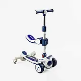 Самокат 5в1 "Skyper" RT-13409 (6) колеса PU125х40мм зі світлом, укр озвучування та підсвічування платформи, з ДОП. КОЛЕСАМИ,, фото 4