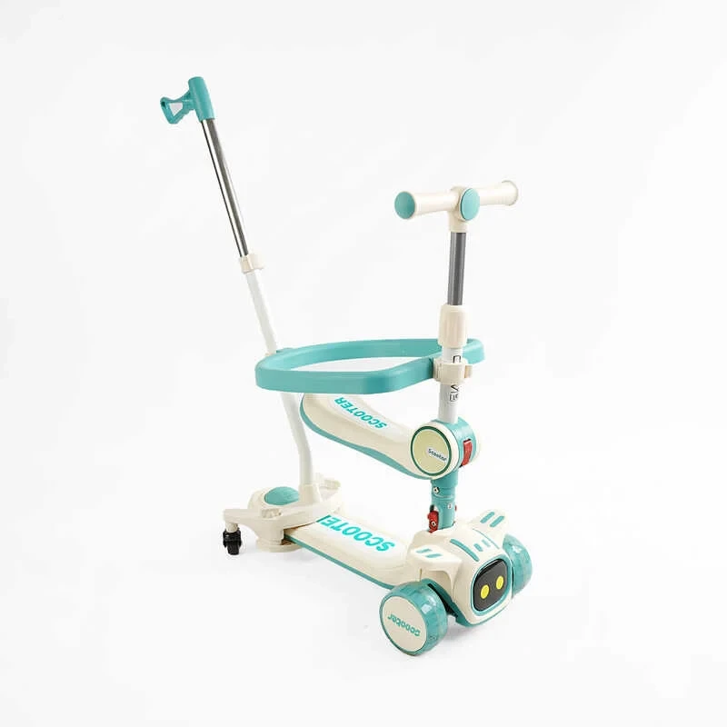 Самокат 5в1 "Skyper" TY-2175 (6) колеса PU 125х40мм зі світлом, укр озвучування та підсвічування платформи, з ДОП. КОЛЕСАМИ,, фото 1