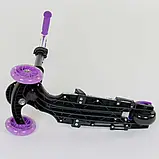 Самокат 5в1 Best Scooter 68995 абстракція, PU колеса, підсвічування коліс., фото 4
