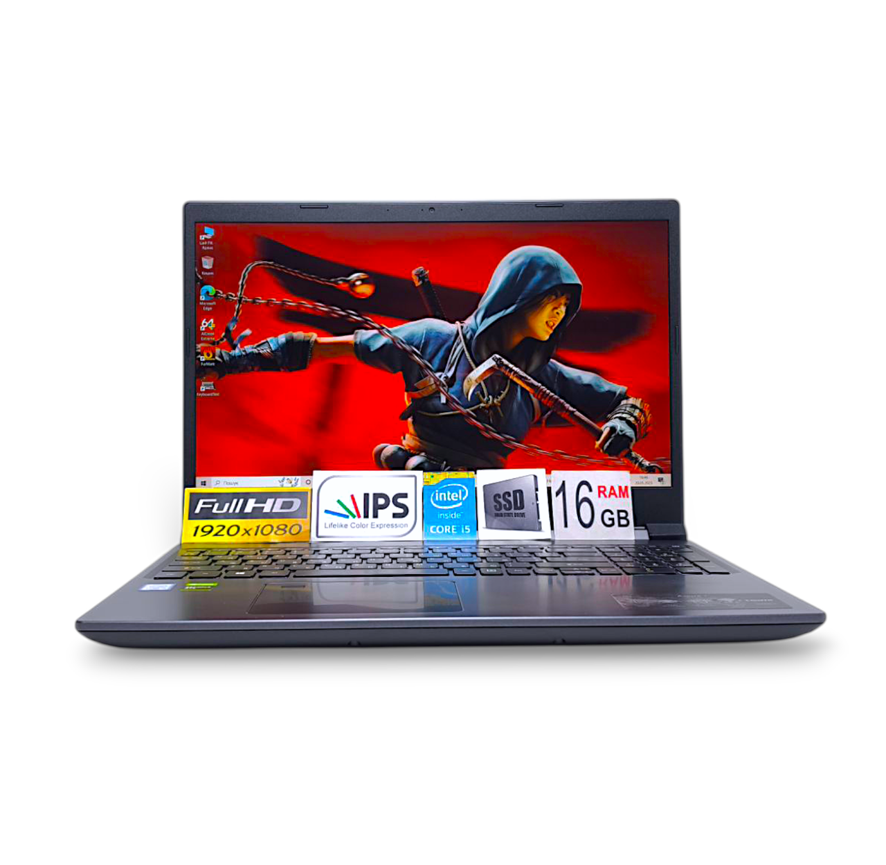 Ноутбук Acer Aspire 7 15.6" FHD IPS i5-9300H 16GB RAM 512GB SSD Nvidia GTX 1650TI 4GB