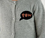 Якісний зручний дитячий бавовняний светр для дівчяинки від Lupillu, розмір 110-116 см, фото 3