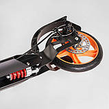 Самокат алюмінієвий Best Scooter BS-98033 (4) "Factor", ручне дискове гальмо, діаметр PU коліс - 200мм, 2 амортизатори,, фото 6