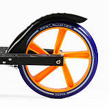 Самокат двоколісний "Best Scooter" SH-10042 (4) "SHARK", з ручним гальмом, затискач керма, колеса PU - 20 см, 1 амортизатор, в, фото 6