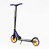 Самокат двоколісний "Best Scooter" SH-10042 (4) "SHARK", з ручним гальмом, затискач керма, колеса PU - 20 см, 1 амортизатор, в, фото 7