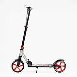 Самокат двоколісний "Best Scooter" SH-25048 (4) "SHARK", з ручним гальмом, затискач керма, колеса PU - 20 см, 1 амортизатор, в, фото 4