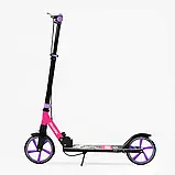 Самокат двоколісний "Best Scooter" SH-30610 (4) "SHARK", з ручним гальмом, затискач керма, колеса PU - 20 см, 1 амортизатор, в, фото 4