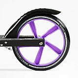 Самокат двоколісний "Best Scooter" SH-30610 (4) "SHARK", з ручним гальмом, затискач керма, колеса PU - 20 см, 1 амортизатор, в, фото 6