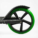 Самокат двоколісний "Best Scooter" SH-50730 (4) "SHARK", з ручним гальмом, затискач керма, колеса PU - 20 см, 1 амортизатор, в, фото 6