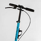 Самокат двоколісний "Skyper" SY-05112 (4) "Urbanist", ручні гальма, колеса PU 200мм, 1 амортизатор передній, підстаканник, в, фото 4