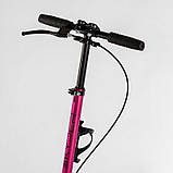 Самокат двоколісний "Skyper" SY-09588 (4) "Urbanist", ручні гальма, колеса PU 200мм, 1 амортизатор передній, підстаканник, в, фото 4