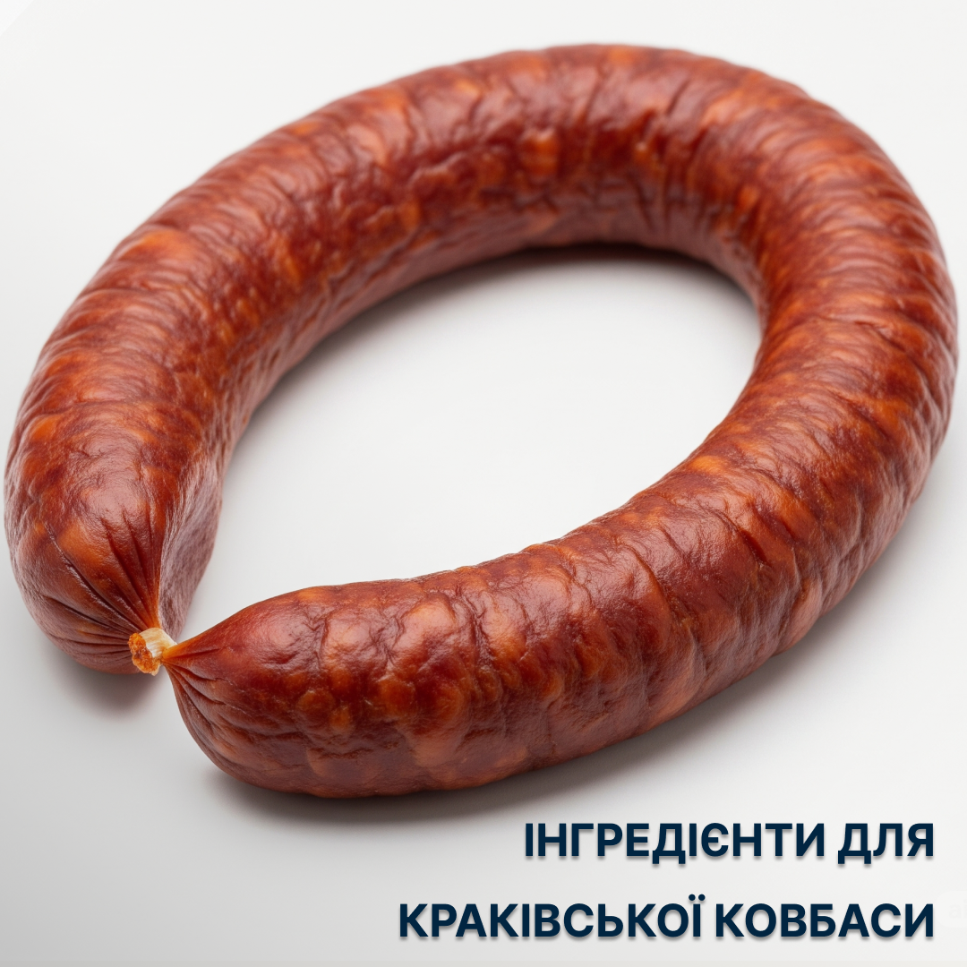 Набір інгредієнтів для виготовлення Краківської ковбаси
