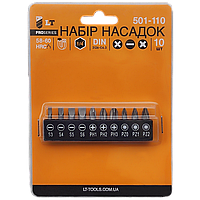 Біти набір (10 од.), "LT" (501-110)