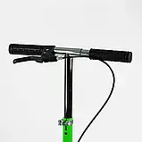 Самокат двоколісний Skyper Neon 36719 сталева рама, ручне гальмо, колеса PU, фото 3