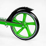 Самокат двоколісний Skyper Neon 36719 сталева рама, ручне гальмо, колеса PU, фото 6