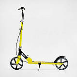 Самокат двоколісний Skyper Neon 81483 сталева рама, ручне гальмо, колеса PU, фото 4