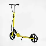 Самокат двоколісний Skyper Neon 81483 сталева рама, ручне гальмо, колеса PU, фото 8