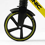 Самокат двоколісний "Skyper Unic" UN-80064 (4) ручне дискове гальмо, колеса PU 200мм, 1 амортизатор передній, у коробці, фото 5