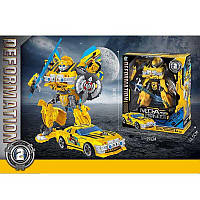 Трансформер 168-99 (24/2) висота 25 см, трансформація за 6 кроків, щит, меч, шарнірне з’єднання на кінцівках, в коробці