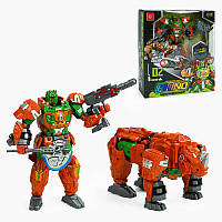 Трансформер LJ 1622 (24) металопластикові елементи, зброя, інструкція, в коробці