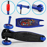 Самокат триколісний 47359 Best Scooter Людина Павук, фото 4