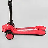 Самокат триколісний LT-11746 Best Scooter з парогенератором (6) складне кермо, ЗВУК МАШИНИ, ДИМ, СВІТЛО, пластмасовий, колеса PU, фото 4