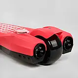 Самокат триколісний LT-11746 Best Scooter з парогенератором (6) складне кермо, ЗВУК МАШИНИ, ДИМ, СВІТЛО, пластмасовий, колеса PU, фото 6