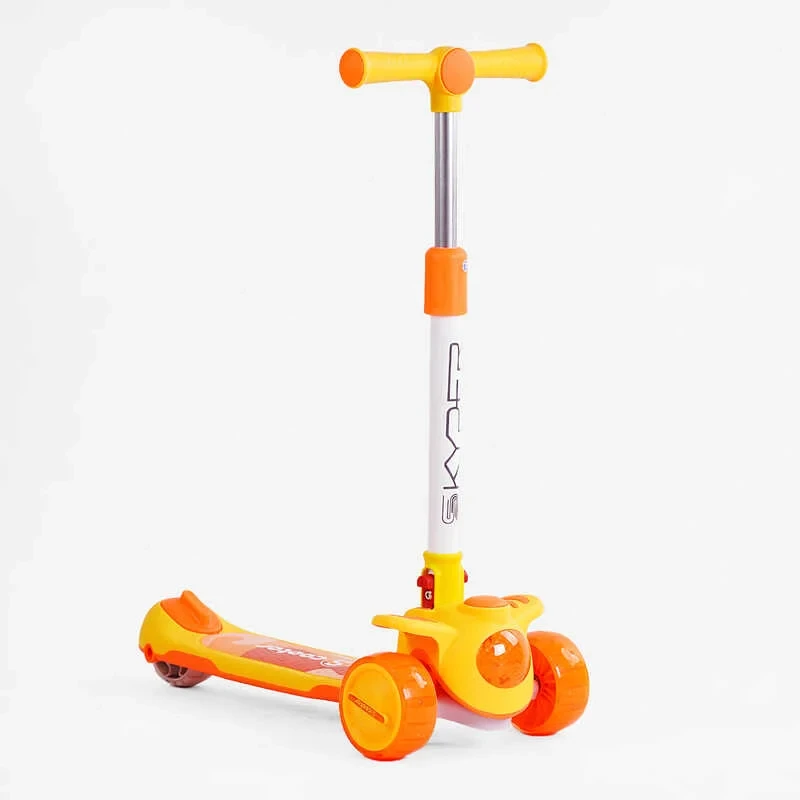 Самокат триколісний Skyper BS-965 колеса PU з підсвічуванням, українська озвучка, фото 1